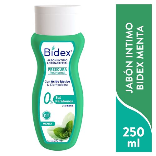 Jabón íntimo Bidex menta -250 ml