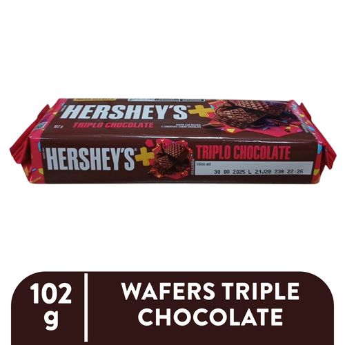 Hersheys Wafer Triple Chocolate 102gr