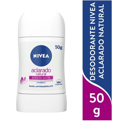 Desodorante Nivea para Dama Aclarado Efecto Satin en barra -  50 g