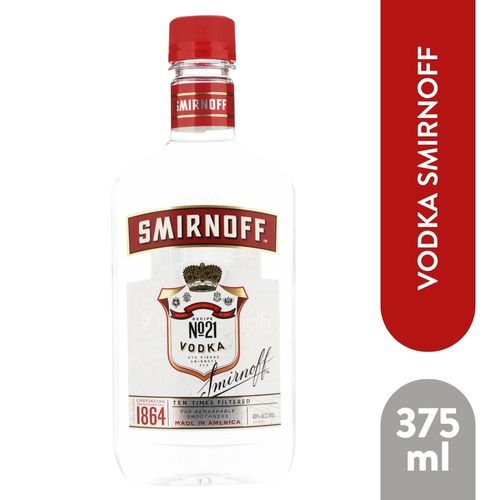 Vodka Smirnoff RojoPet - 375 ml