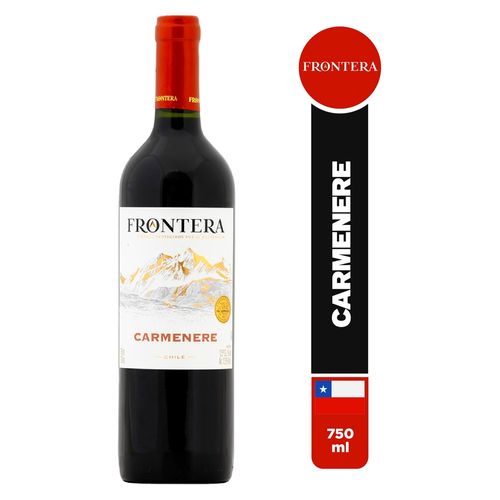 Vino tinto Frontera carmenere viñedo protegido por la naturaleza - 750 ml
