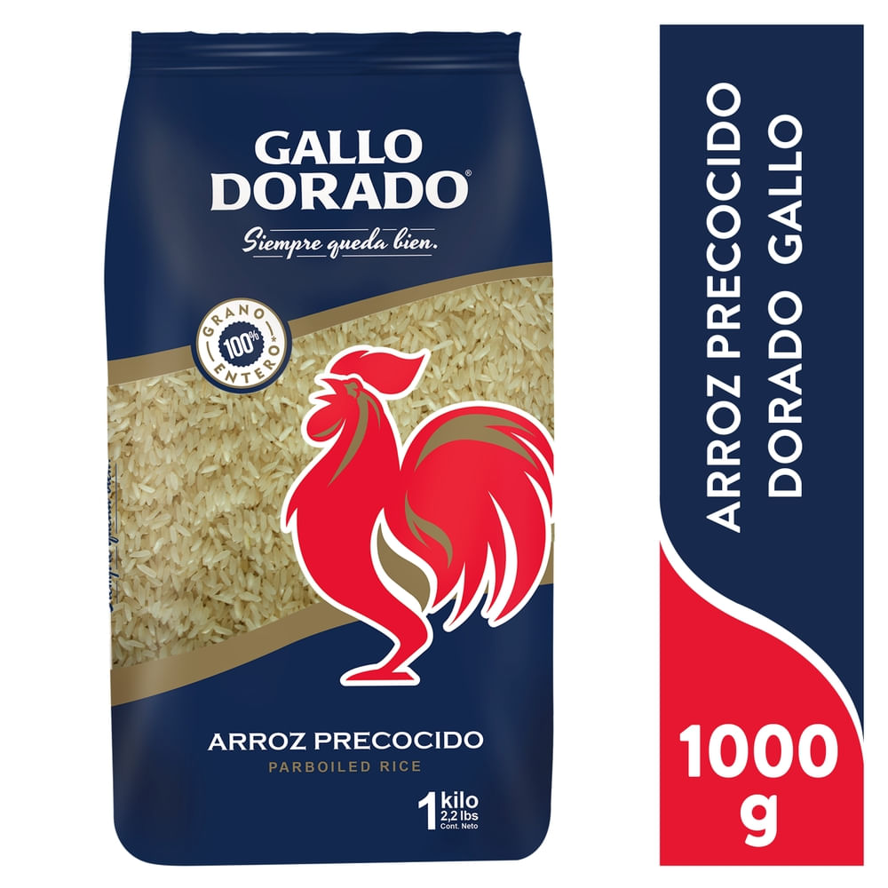 Arroz Gallo Dorado Precocido 1000 g