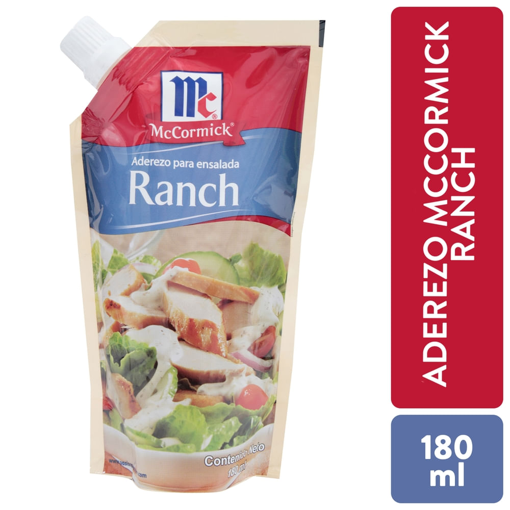 Aderezo Mccormick Ranch Doypack -180 ml
