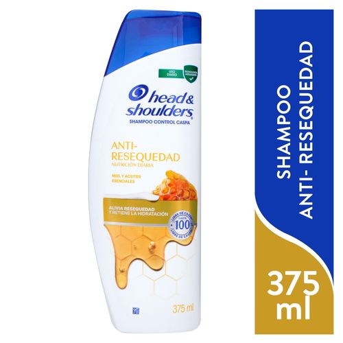 Shampo Head & Shoulders anti-resequedad - 375 ml