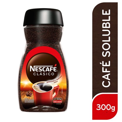 Café Clásico Instantáneo Nescafe Frasco - 300 g