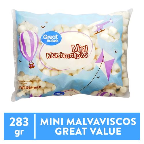 Marshmallows Mini Great Value Sabor Vainilla - 283 g