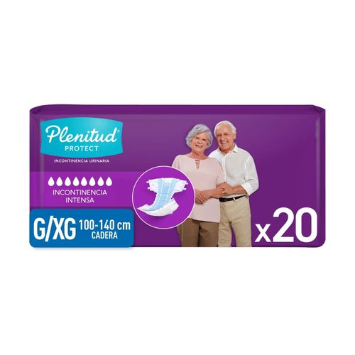 Pañales Adulto Plenitud Protect Talla G/XG - 20 Uds