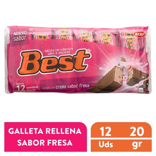 Galleta Dulce Best Sabor A Fresa - 240 g