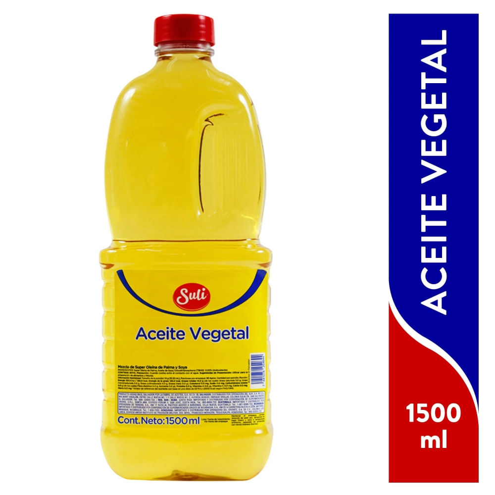 Aceite Vegetal Suli - 1500 ml