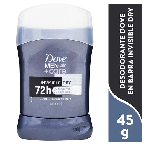 Desodorante Dove Men care invisible dry en barra - 45 g