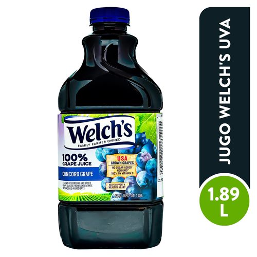 Jugo De Uva Welch's En Botella  -1892ml