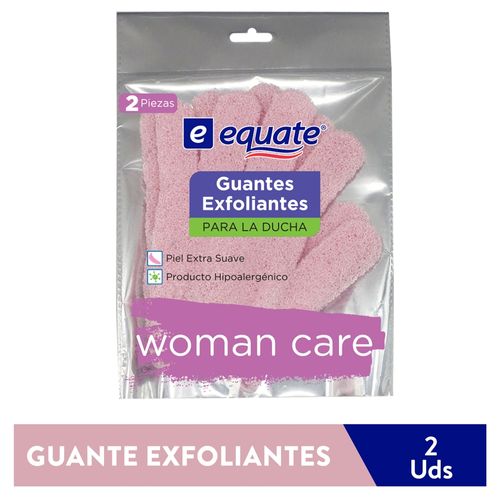 Equate Guantes Exfoliantes Par