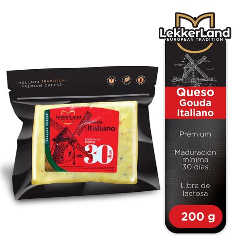 Queso Gouda Lekkerland Italiano - 200 g