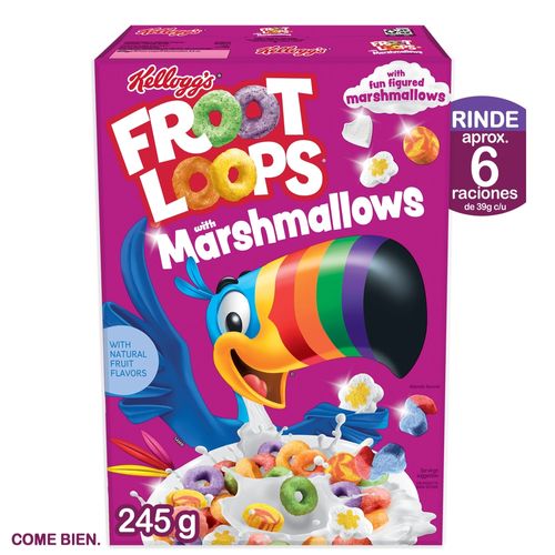 Cereal Kelloggs Froot Loops Marshmallows - 245 g