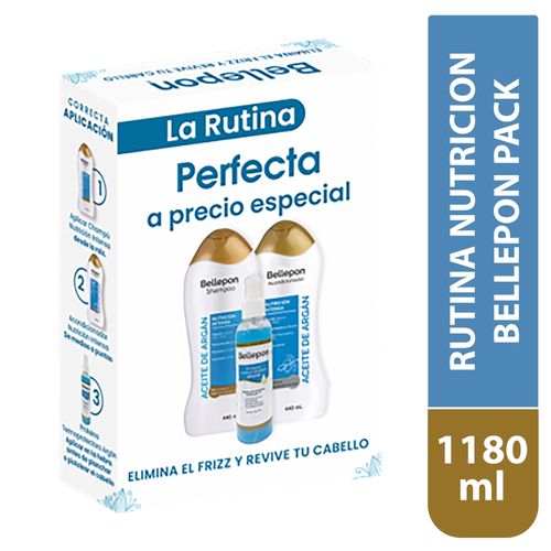 Rutina Nutricion Bellepon Pack 1180ml