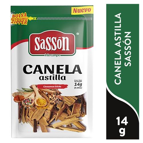 Canela Astilla Sasson Zipploc - 14 g