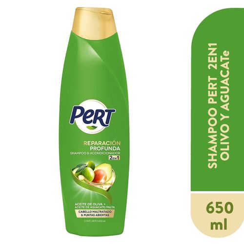 Shampoo Pert 2En1 Aceite de Olivo y Aguacate - 650 ml