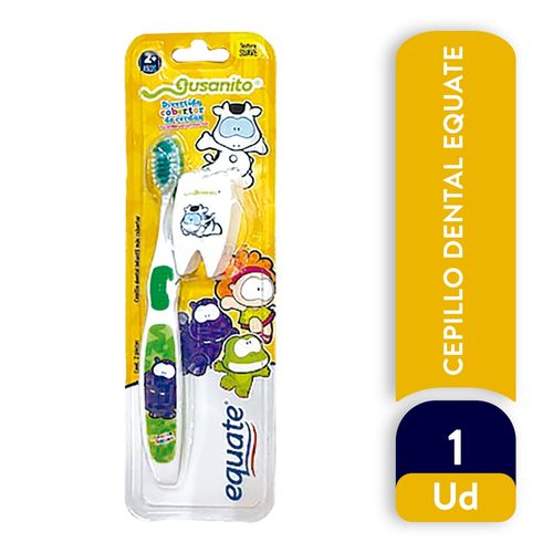 Cepillo Dent Equate Gusanito Y Cobertor - 1 unidad