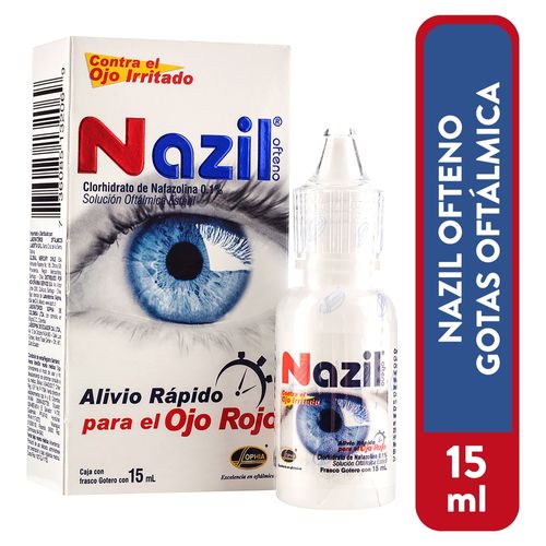 Gotas Nazil Sophia Ofteno Oftalmica - 15 ml