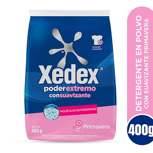 Detergente en polvo Xedex Poder Extremo Primavera - 400 g