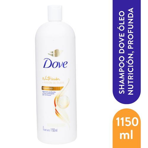 Shampoo Dove Óleo Nutrición, Cabello Seco - 1150 ml