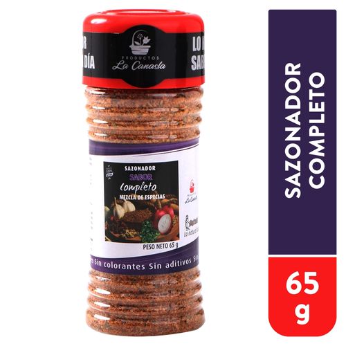 Sazonador La Canasta Completo Pet 65 g