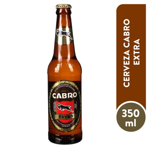 Cerveza Cabro Extra Botella - 350 ml