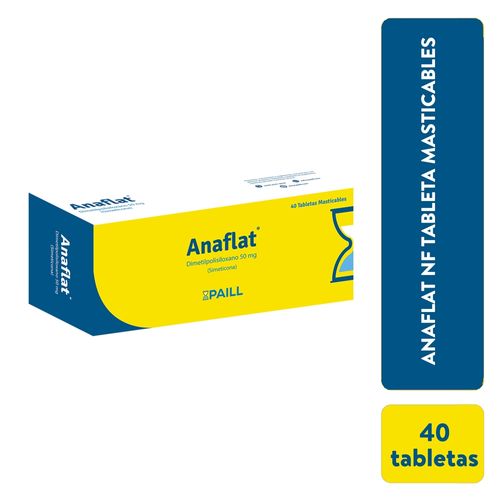 Anaflat NF caja 40 tableta masticables - Precio indicado por tableta