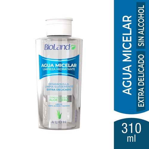 Agua Micelar Bioland Limpieza Hidratante - 310 ml