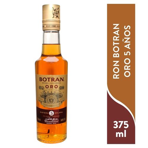Ron Anejo Botran Oro 5 Anos 375 Ml