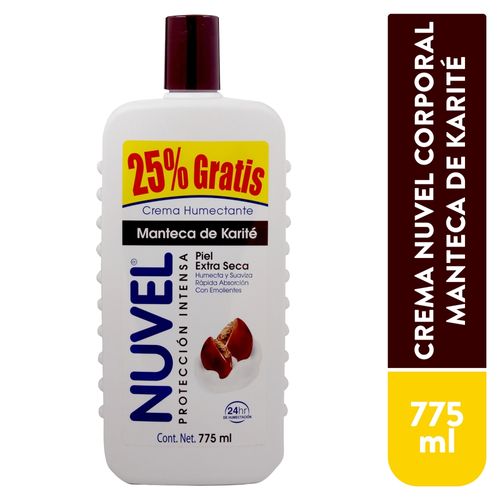Crema Corporal  Nuvel Mantec Karite - 750 ml