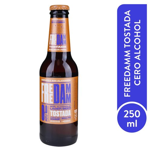 Cerveza Damm tostada sin alcohol botella - 250 ml