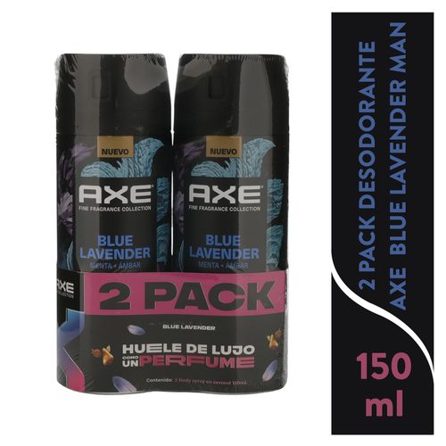 Deo Axe Aer Blue Lavander 2Pack 300Ml