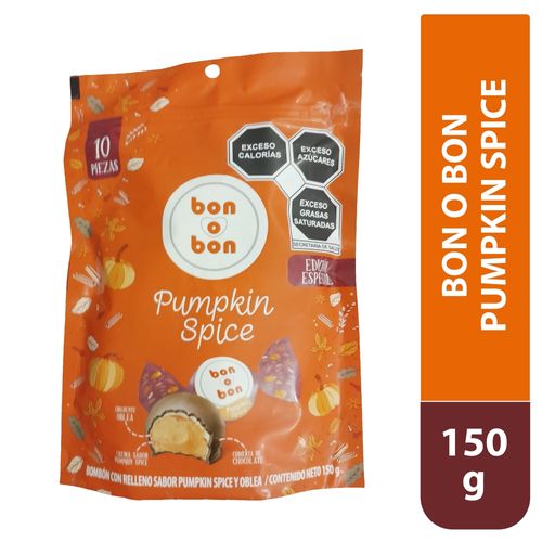 Chocolate Arcor Bon o Bon Pumpkin Spice - 150 g