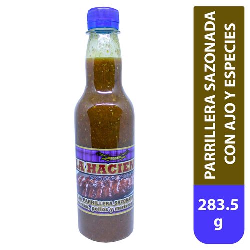 Salsa La Hacienda Parrillera Ajo - 283.5 g