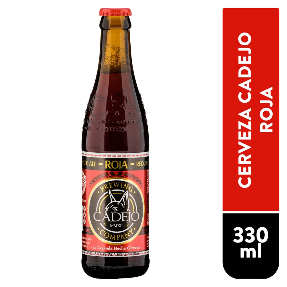Cerveza Cadejo Roja - 330 ml