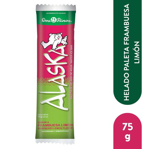 Paleta Alaska Frambuesa Limon 75 G