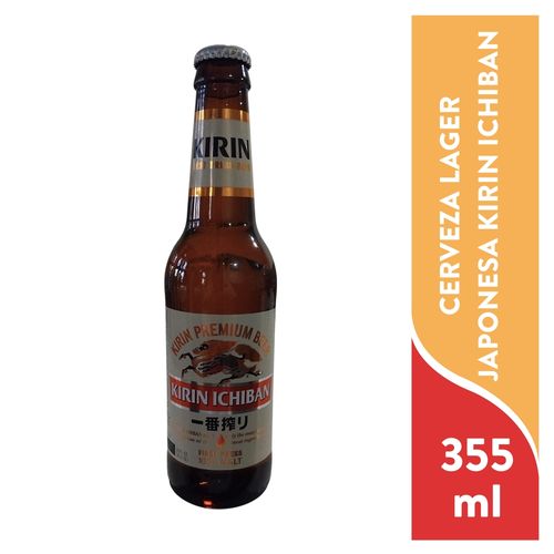 Cerveza Kirin Ichiban Lager - 355 ml