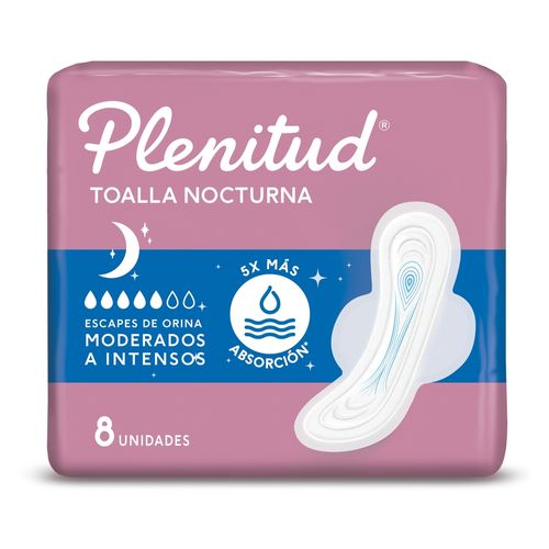 Toalla Ultra Antibacterial Plenitud Femme - 8 Unidades