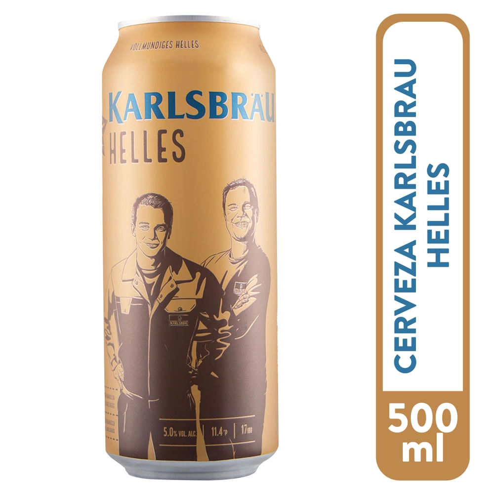 Cerveza Karlsbrau Helles 5.0 Alc - 500 ml