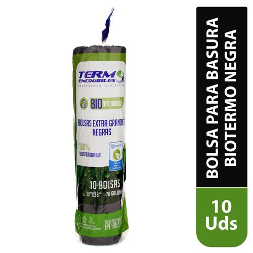 Bolsa Bas Biotermo Negra Xg 10U