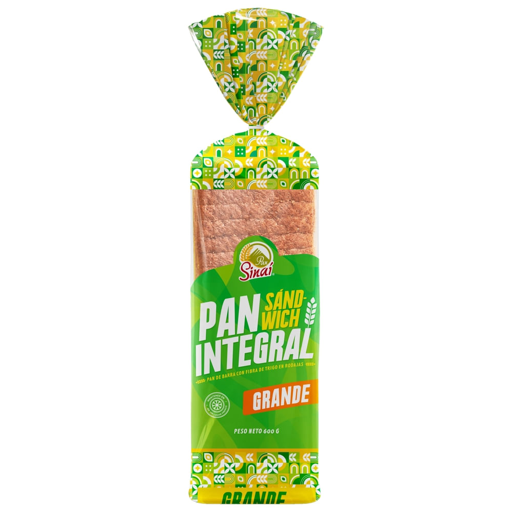 Pan sándwich Sinai Integral - 600 g