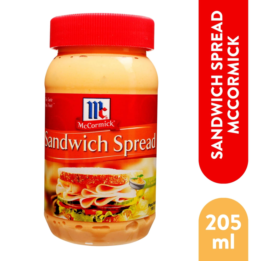 Sandwich Spread Mccormick Frasco - 205 ml