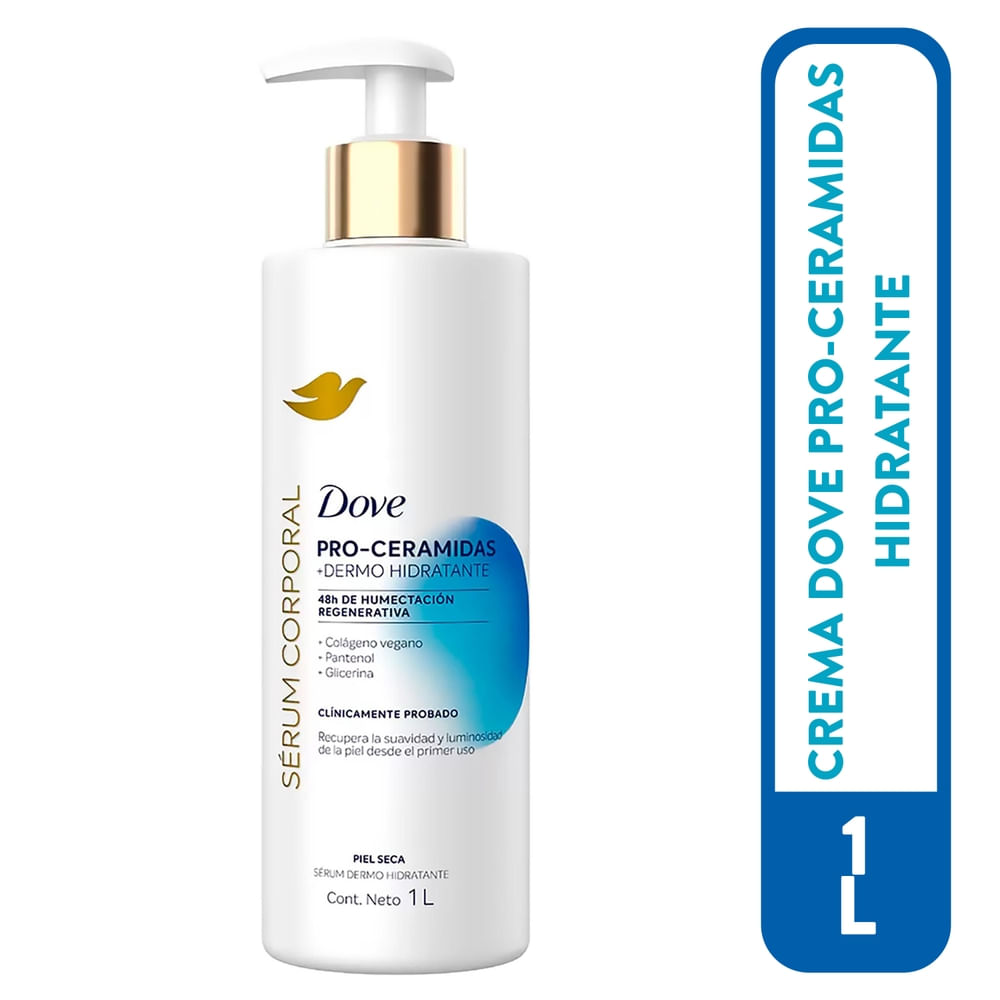 Crema Dove Sérum Pro Ceramidas Dermo hidratante - 1 L