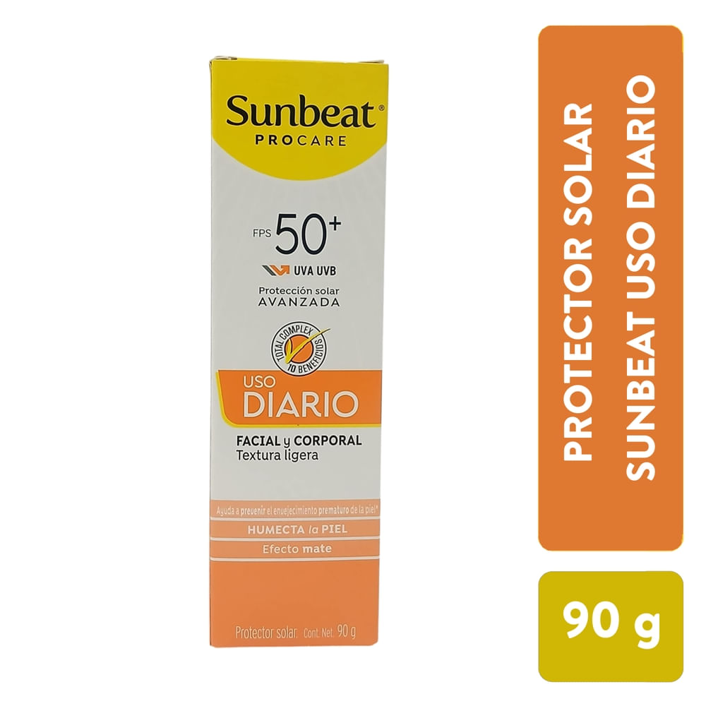 Protector Solar Sunbeat Uso Diario 90 Gr