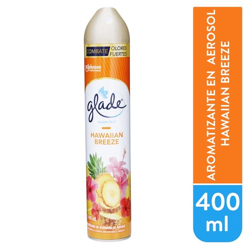 Aromatizante Glade en Aerosol Hawaiian Breeze 400ml