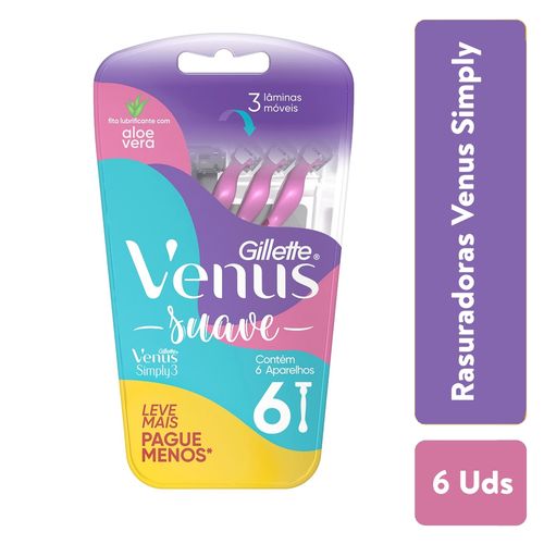 Venus Simply De 6 Unidades Desechable