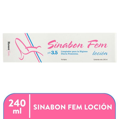 Loción Sinabon Fem higiene femenina - 240 ml