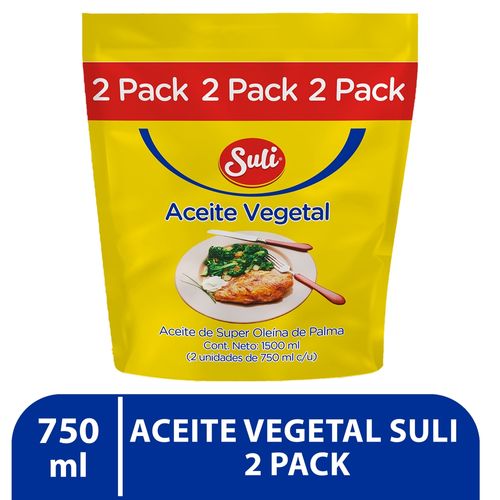 Aceite Vegetal Suli 2 PACK - 750 ml