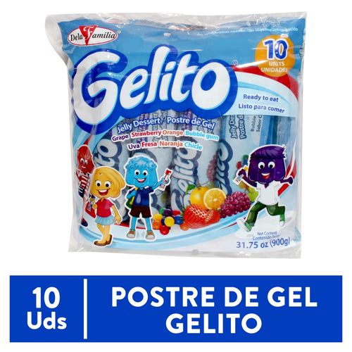 Gelatina Gelito Preparada 10 Uds - 900 g
